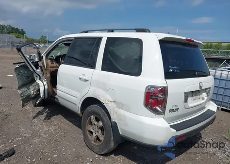 2007 Honda Pilot Ex-L z USA, uszkodzony, nr VIN 2HKYF18787H511235